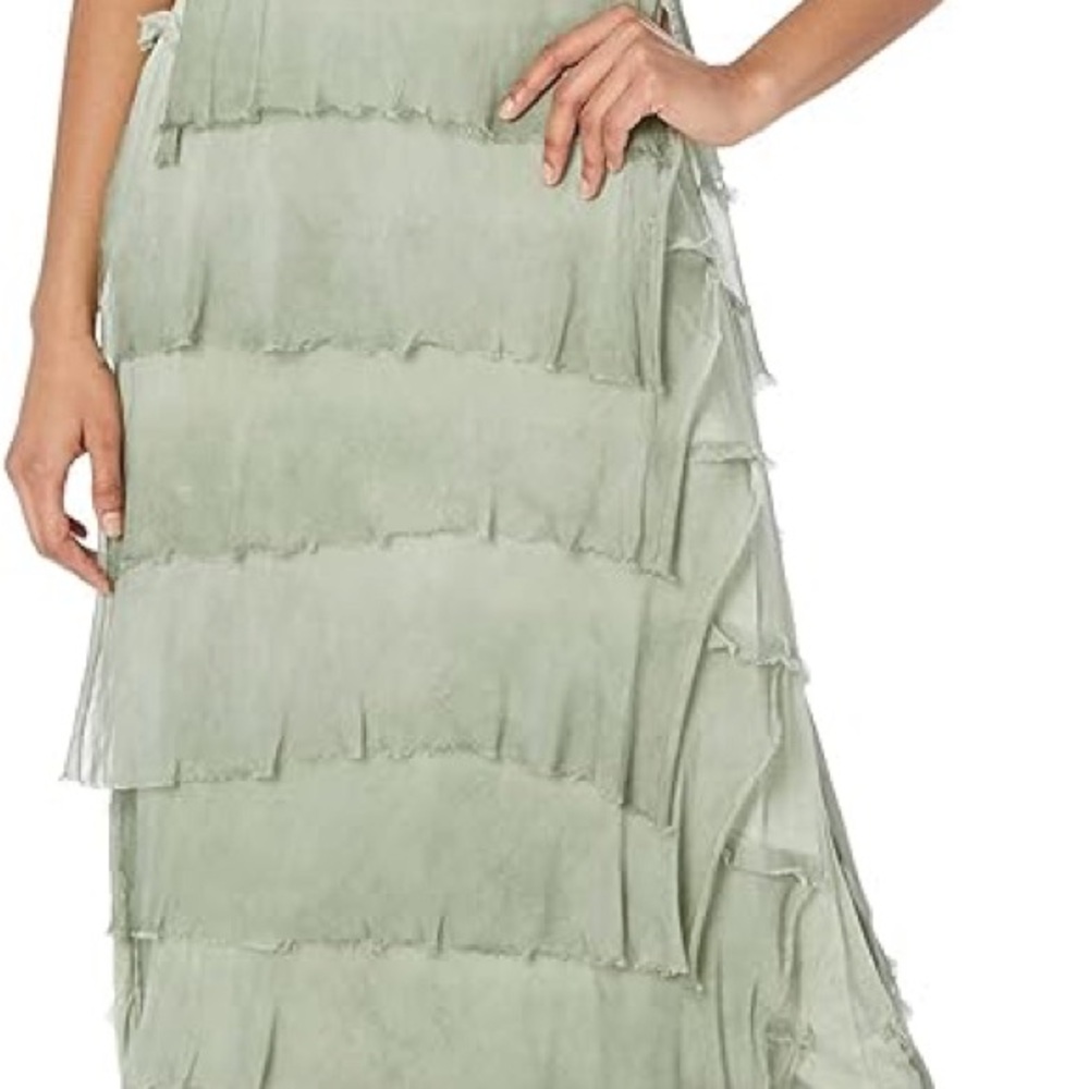 Elegant Green Maxi Dress